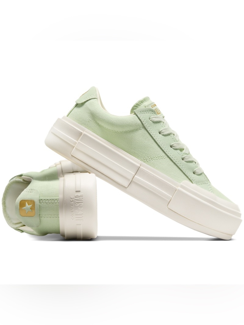 Converse Cruise Mint Green Low Top Platform Unisex Sneakers W 9 M 7.5 NEW